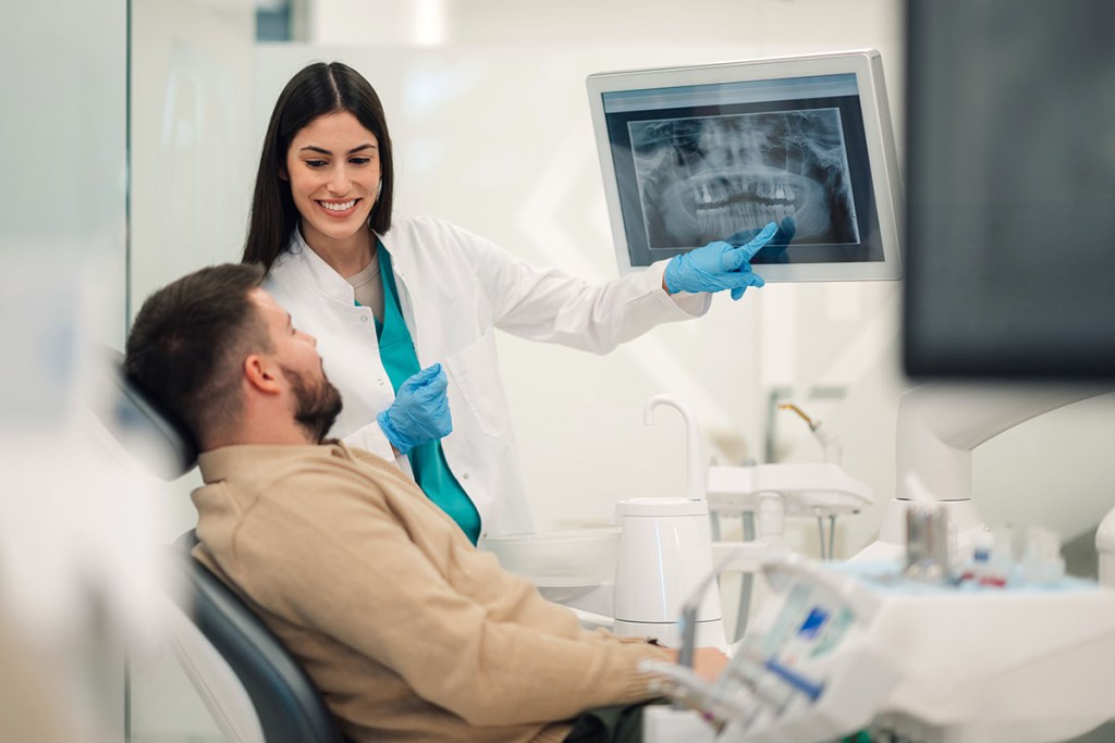 technology modern dentist office